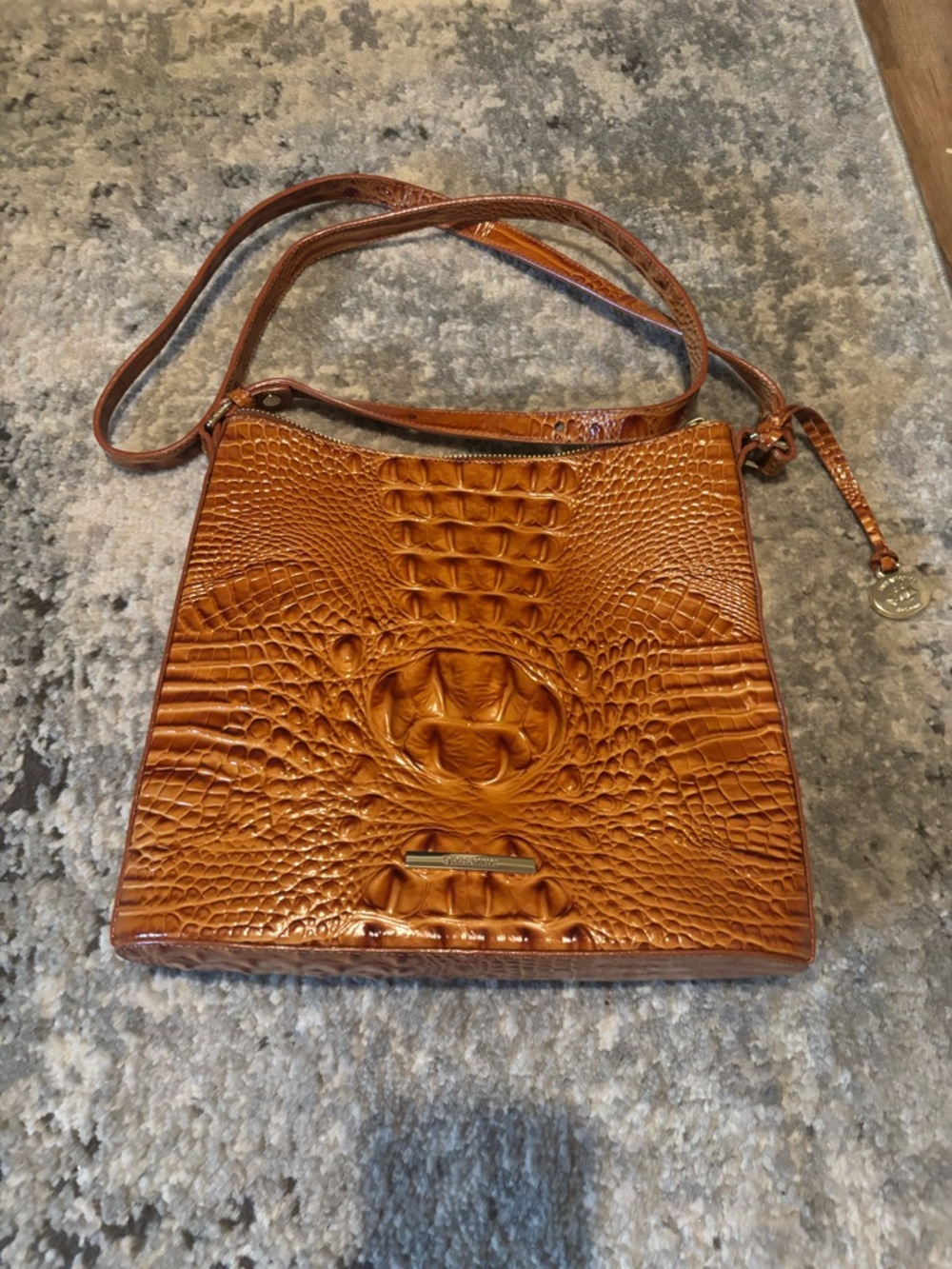 Brahmin Katie Dark Rum Melbourne Crossbody